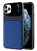 Eiroo Harbor iPhone 11 Pro Max Lacivert Silikon Klf