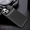 Eiroo Harbor iPhone 13 Pro Max 6.7 in Siyah Silikon Klf - Resim 2