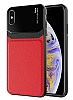 Eiroo Harbor iPhone X Krmz Silikon Klf