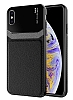 Eiroo Harbor iPhone XS Max Siyah Silikon Klf