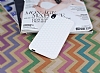 Eiroo Honeycomb HTC Desire 816 Beyaz Silikon Kılıf - Resim: 1