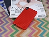 Eiroo Honeycomb HTC Desire 820 Kırmızı Silikon Kılıf - Resim: 1