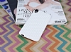Eiroo Honeycomb HTC Desire 820 Beyaz Silikon Kılıf - Resim: 1