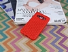 Eiroo Honeycomb Samsung Galaxy A3 Kırmızı Silikon Kılıf - Resim: 2