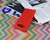 Eiroo Honeycomb Samsung Galaxy A5 Kırmızı Silikon Kılıf - Resim: 2