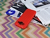 Eiroo Honeycomb Samsung Galaxy Core Prime Kırmızı Silikon Kılıf - Resim: 2