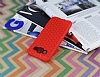 Eiroo Honeycomb Samsung Galaxy E5 Kırmızı Silikon Kılıf - Resim: 2