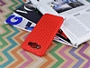 Eiroo Honeycomb Samsung Galaxy E7 Kırmızı Silikon Kılıf - Resim: 2