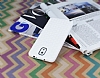 Eiroo Honeycomb Samsung N9000 Galaxy Note 3 Beyaz Silikon Kılıf - Resim: 2