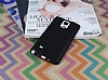 Eiroo Honeycomb Samsung N9100 Galaxy Note 4 Siyah Silikon Kılıf - Resim: 1