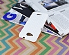 Eiroo Honeycomb Sony Xperia E4g Beyaz Silikon Kılıf - Resim: 2