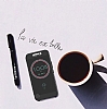 Eiroo HTC 10 Ice View Cover effaf Siyah Kapakl Klf - Resim 1