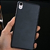Eiroo HTC Desire 626 Dot View Uyku Modlu nce Yan Kapakl Siyah Klf - Resim 1