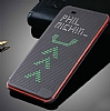 Eiroo HTC Desire 626 Dot View Uyku Modlu nce Yan Kapakl Gri Klf - Resim 3