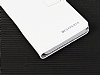 Eiroo HTC Desire 816 Standl Czdanl Beyaz Deri Klf - Resim: 2