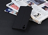 HTC Desire 820 Gizli Mknatsl ift Pencereli Siyah Klf - Resim: 1