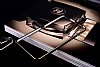 Eiroo HTC Desire 820 Gold izgili Metal Bumper Siyah ereve Klf - Resim: 2