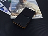 HTC Desire 828 Gizli Mknatsl Yan Kapakl Siyah Deri Klf - Resim 2