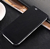 Eiroo HTC One A9 Dot View Uyku Modlu nce Yan Kapakl Siyah Klf - Resim 4