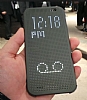 HTC One M8 Dot View Orjinal Uyku Modlu Gri Klf - Resim 2