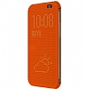 Eiroo HTC One M8 Dot View Uyku Modlu nce Yan Kapakl Turuncu Klf - Resim: 3