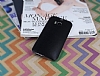 HTC One M8 Ultra nce Deri Siyah Silikon Klf - Resim: 1