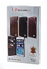 Pierre Cardin iPhone 6 / 6S Czdanl Kapakl Kahverengi Deri Klf - Resim 6