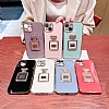 Eiroo Huawei P20 Lite Aynalı Parfüm Standlı Pembe Silikon Kılıf - Resim: 4