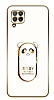 Eiroo Huawei P40 Lite Baby Panda Standl Beyaz Silikon Klf
