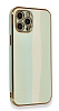 Eiroo Hued iPhone 11 Pro Max Cam Ak Yeil Rubber Klf - Resim: 2