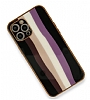 Eiroo Hued iPhone SE 2022 Cam Siyah Rubber Klf - Resim 1
