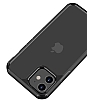 Eiroo Hybrid Color iPhone 11 Krmz Silikon Klf - Resim: 6
