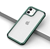 Eiroo Hybrid Color iPhone 11 Yeil Silikon Klf - Resim: 2