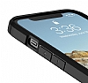 Eiroo Hybrid Color iPhone 13 Siyah Silikon Klf - Resim: 3