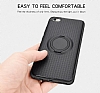 Eiroo Infinity Ring iPhone 6 / 6S Selfie Yzkl Siyah Silikon Klf - Resim 5