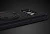 Eiroo Infinity Ring Samsung Galaxy S8 Plus Selfie Yzkl Siyah Silikon Klf - Resim 2