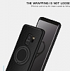 Eiroo Infinity Ring Samsung Galaxy S9 Plus Selfie Yzkl Siyah Silikon Klf - Resim 7