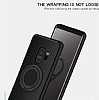 Eiroo Infinity Ring Samsung Galaxy S9 Selfie Yzkl Siyah Silikon Klf - Resim 2