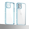 Eiroo iPhone 11 Kamera Korumal Tal Silver Silikon Klf - Resim 3