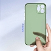 Eiroo Thin iPhone 11 Pro Ultra nce Beyaz Rubber Klf - Resim: 2