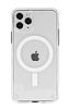Eiroo iPhone 11 Pro Max Manyetik zellikli Wireless effaf Silikon Klf