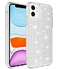 Eiroo iPhone 11 Simli effaf Silikon Klf