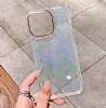 Eiroo iPhone 12 Hologram Kalpli Silikon Kenarl effaf Rubber Klf - Resim: 4
