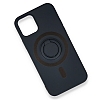 Eiroo iPhone 12 / 12 Pro 6.1 in Yzk Tutuculu Lacivert Silikon Klf - Resim: 2
