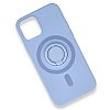 Eiroo iPhone 12 / 12 Pro 6.1 in Yzk Tutuculu Lila Silikon Klf - Resim: 2