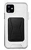 Eiroo iPhone 12 Pro Siyah Kartlkl Standl Ultra Koruma Klf