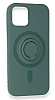 Eiroo iPhone 12 Mini 5.4 in Yzk Tutuculu Gri Silikon Klf - Resim: 3