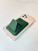 Eiroo iPhone 12 Pro Max Yeşil Kartlıklı Standlı Ultra Koruma Kılıf - Resim: 3