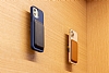 Eiroo iPhone 12 Serisi Siyah Manyetik Deri Kartlk - Resim: 2
