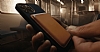 Eiroo iPhone 12 Serisi Turuncu Manyetik Deri Kartlk - Resim: 1